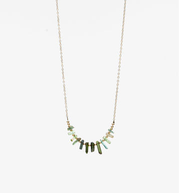 Terra Necklace ~ Green Tourmaline