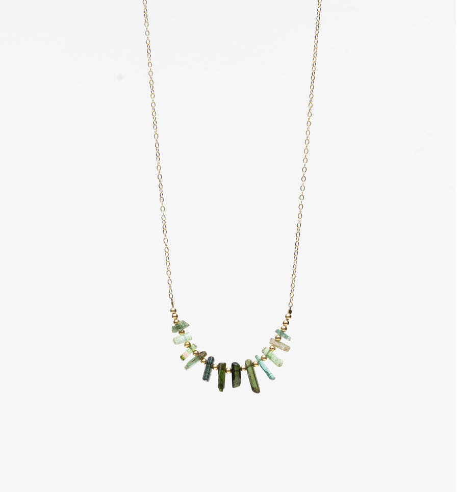 Terra Necklace ~ Green Tourmaline