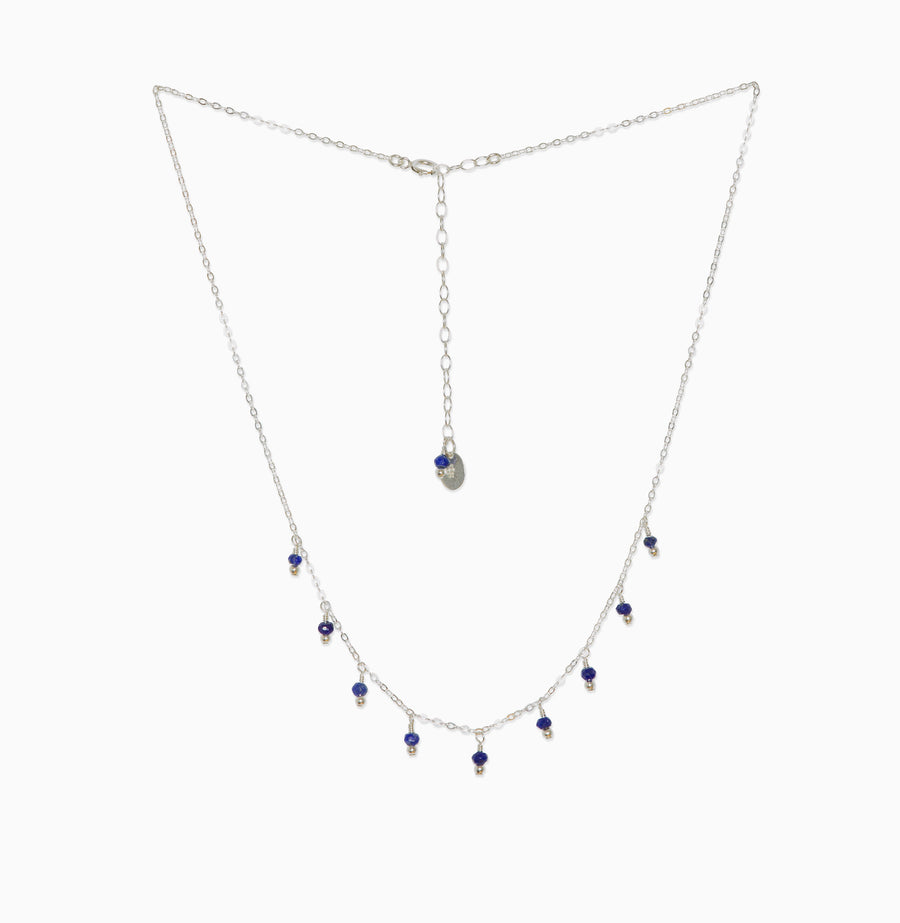 Rain Choker Necklace ~ Lapis Lazuli