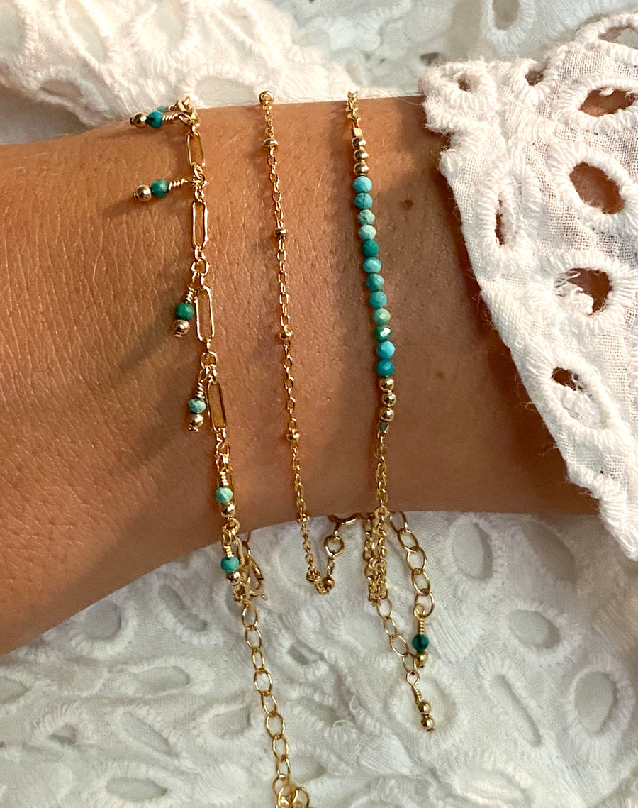 Rain Bracelet ~ Turquoise