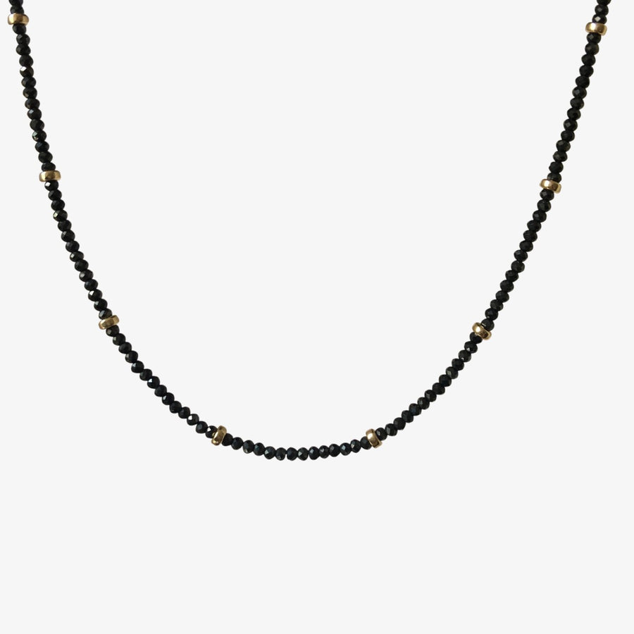 Taylor Choker Necklace ~ Black Spinel